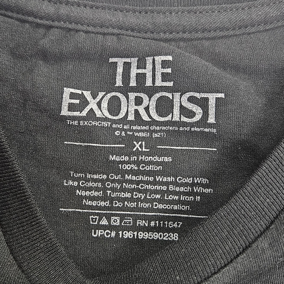 NWT The Exorcist Horror Movie Shirt Mens Size XL Black and Green - Picture 4 of 8